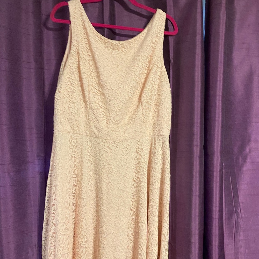 Light pink lace dress